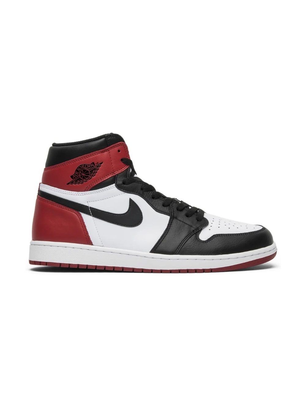 2016 Air Jordan 1 Retro High OG ‘Black Toe’ Sneakers 7Y